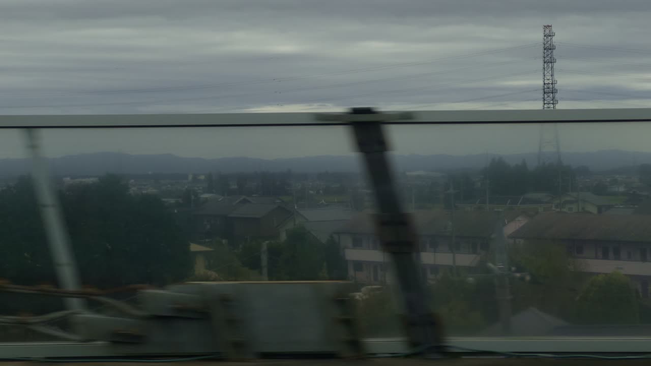 Japanese Suburb on an Overcast Day