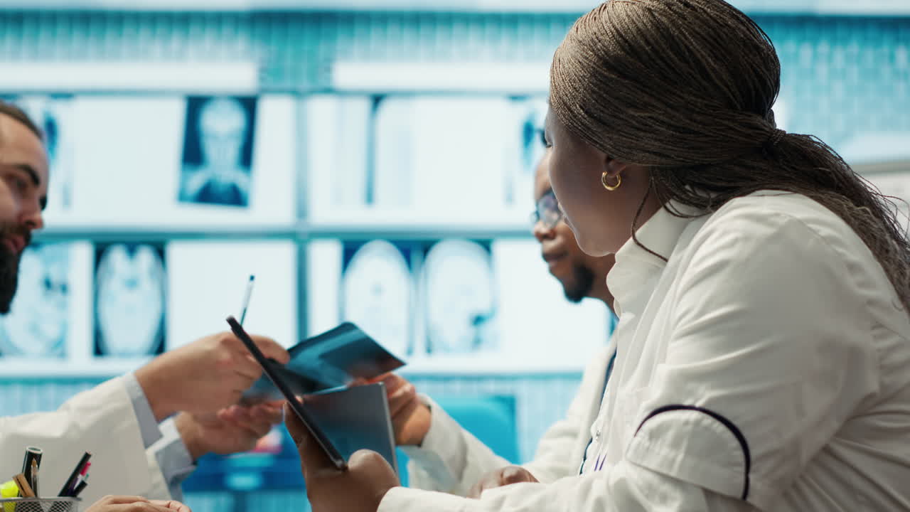 Medical Professionals Reviewing X-rays