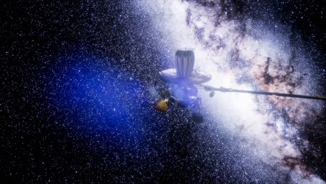 la nave espacial galileo en órbita alrededor de júpiter