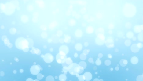 animated light blue particle bokeh background