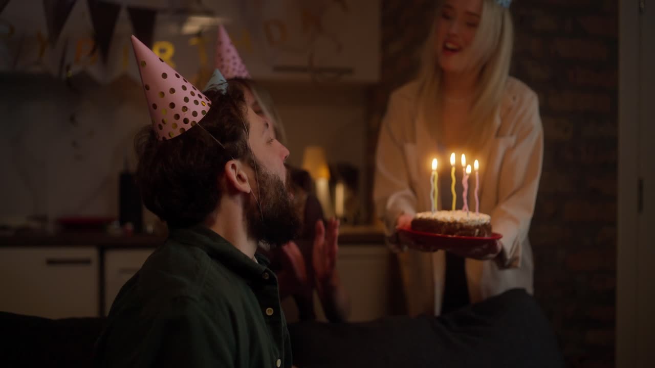 celebración de cumpleaños en casa