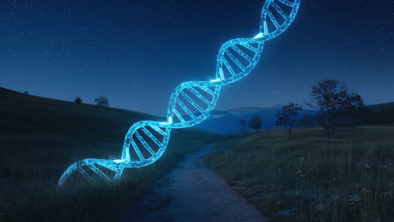 DNA Double Helix in a Nature Setting