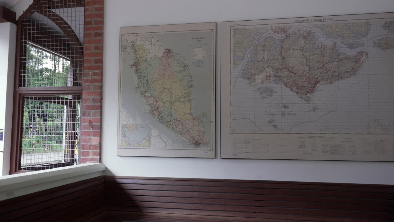 la estación de tren en el corredor ferroviario en singapur