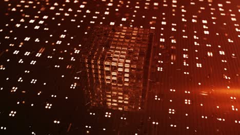 techno blocks seamless loop 3d render animation
