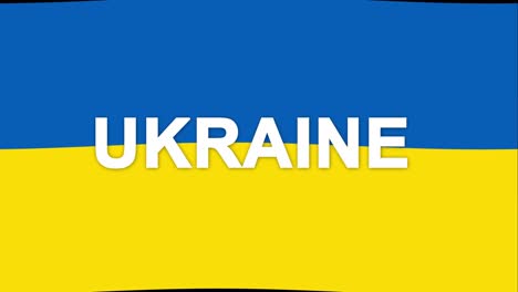 Ukraine-flag-animation-for-sale,-showcasing-lively-2D-text-that-highlights-the-country's-heritage-and-strength