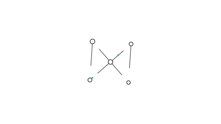 Abstract Animation of Moving Geometric Points and Connecting Lines
