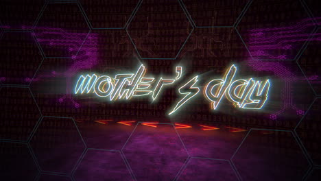 Muttertag-Auf-Cyberpunk-Bildschirm-Mit-HUD-Elementen