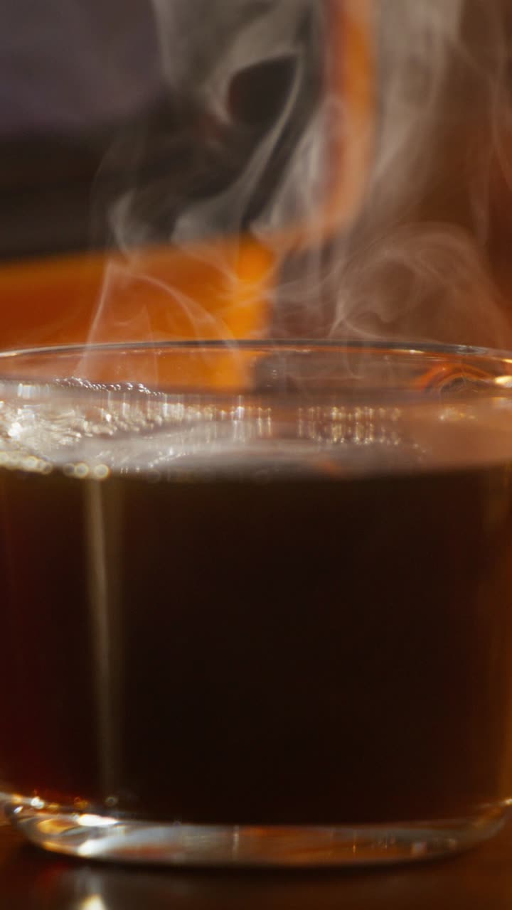 Hot Coffee and a Retro TV