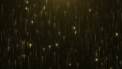 Abstract 4k shining glitter 3d lines droping particles animation new motion background light flare