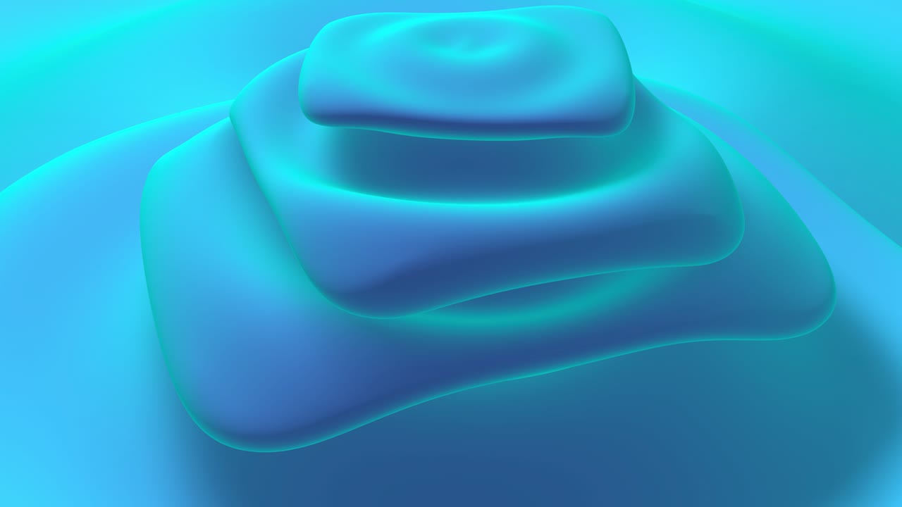 formas geométricas azules abstractas