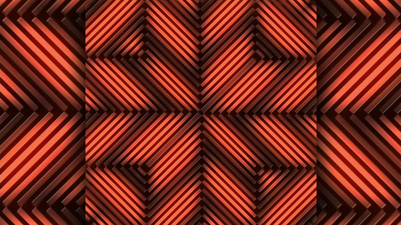 Abstract Geometric Patterns in Red and Brown Tones