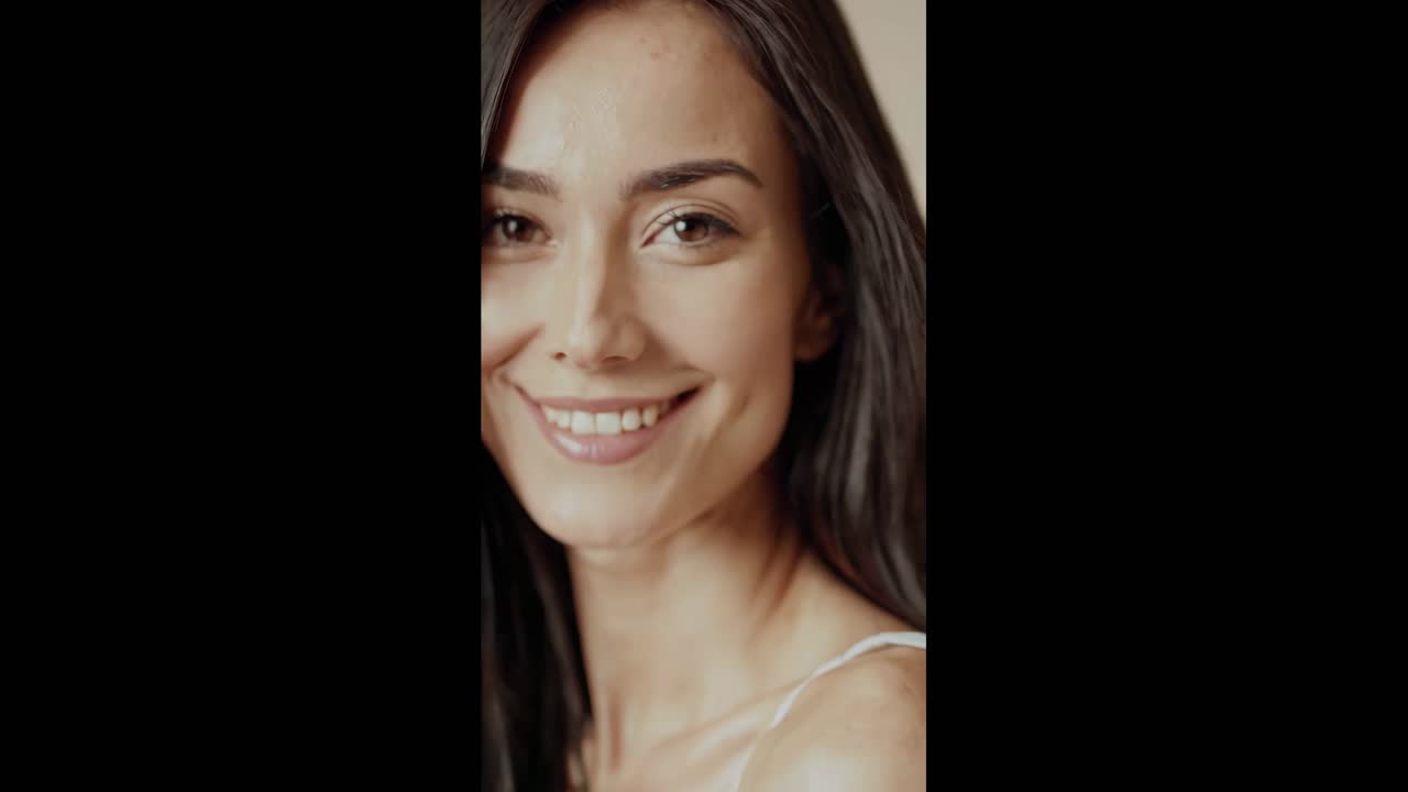 retrato de mujer sonriente
