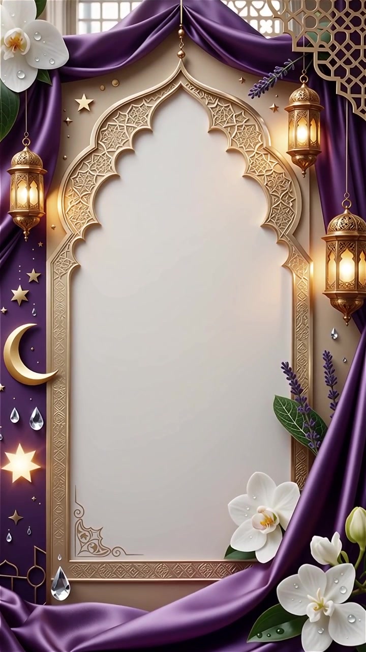 Compleanno del Profeta Maometto Mawlid al-Nabi Sfondo Islamico