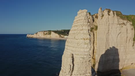 beautiful cliffs of étretat, france