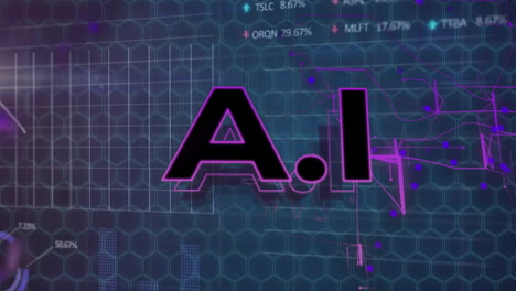 animación de un texto a través del procesamiento de datos y las conexiones