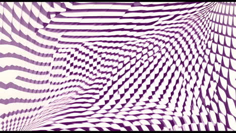 animación de formas blancas que se mueven sobre un fondo negro