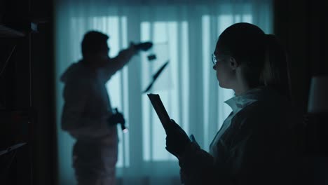 investigación de la escena del crimen