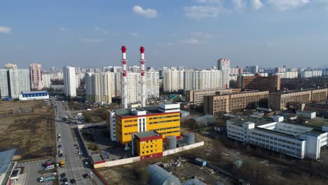 Moskauer-Vorort.-Der-Blick-Aus-Dem-Vogelflug