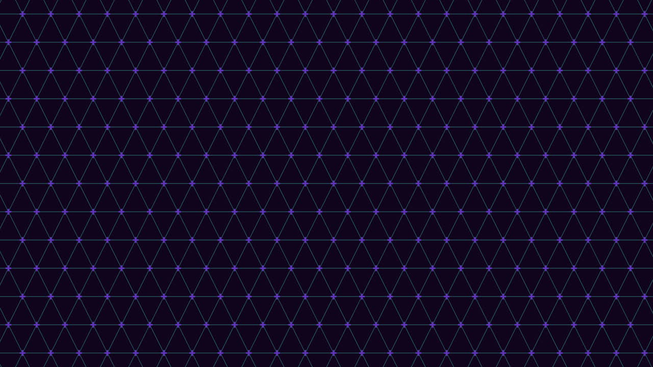 연결된 선이 있는 네온 교차 패턴