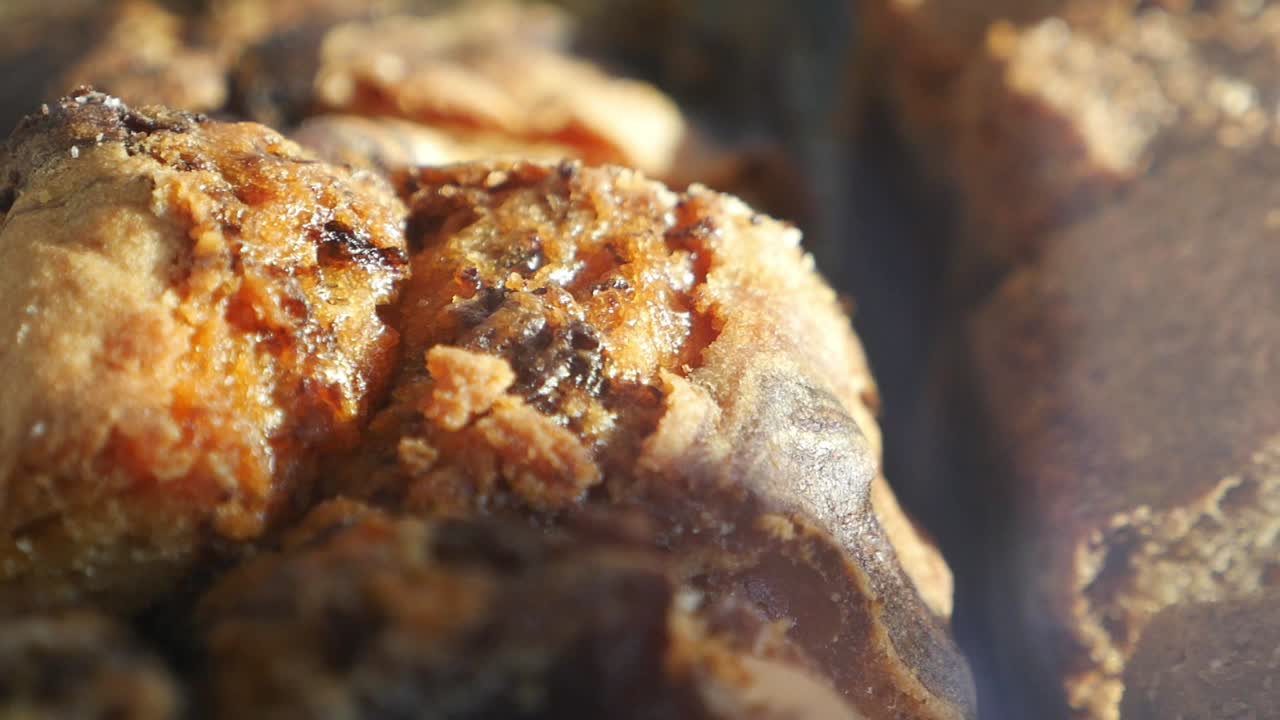 베이킹 상품의 클로즈업