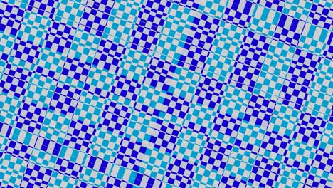 Abstract Geometric Pattern with Diagonal Stripes and Squares