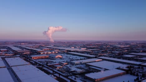 Shepard-Energy-Centre-in-Calgary-during-winter