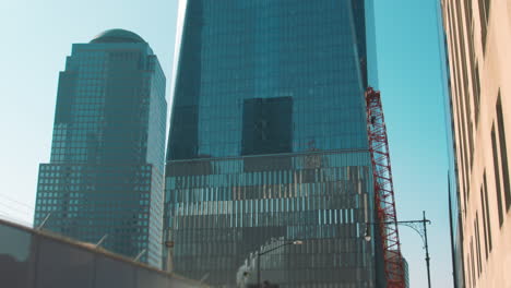 exterior of buildings at the world trade centre in new york