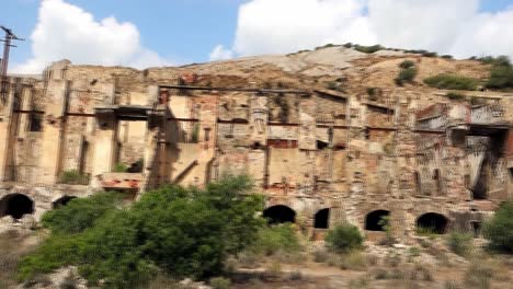 industrial heritage of an abandonned working site, naracauli, sardaigna