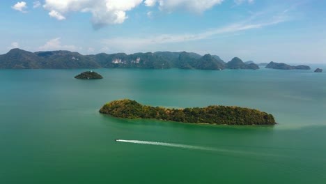 tropical nature and blue ocean drone footage langkawi islands malaysia aerial 3