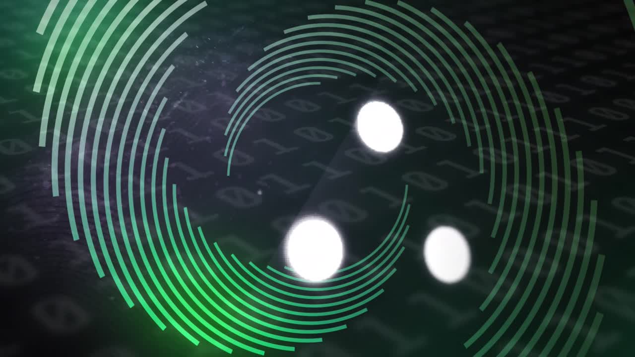 animación del anillo de carga a través de codificación binaria