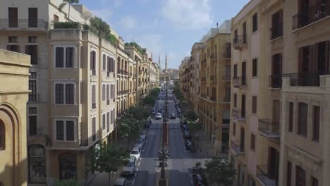 lebanon - aerial view - downtown beirut