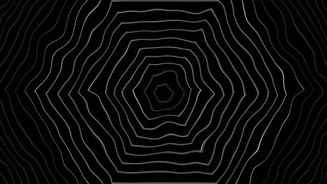 el fondo de las ondas hexagonales.