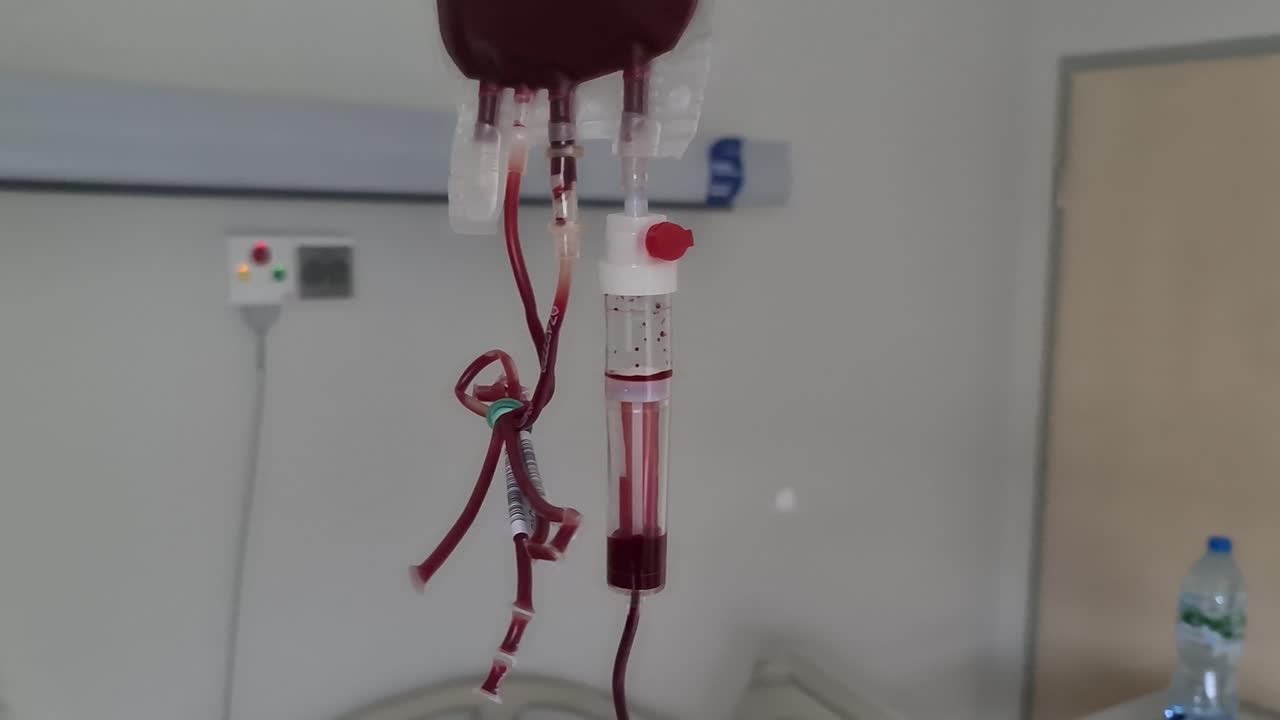 Blood transfusion in a hospital setting