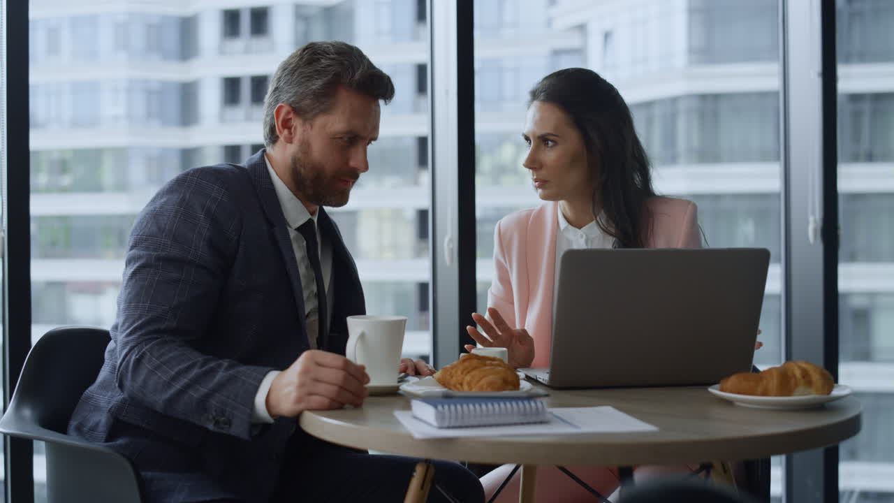 Confident executive team working