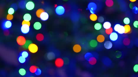 luces de hadas borrosas. fuera de foco fondo de vacaciones árbol de navidad
