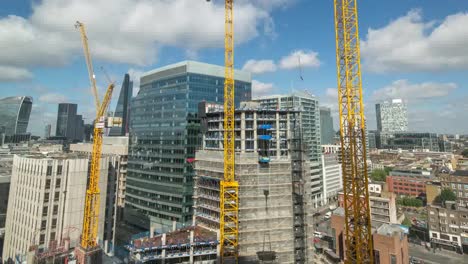 London Aldwych View Cranes 4K 03