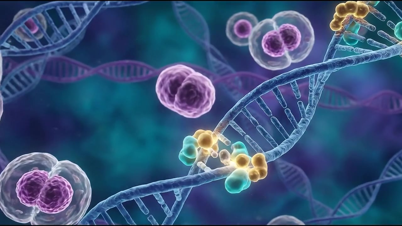 3D Animation of DNA Replication and Cell Division