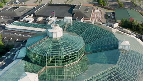 aerial of gaylord opryland, resort and convention center hotel