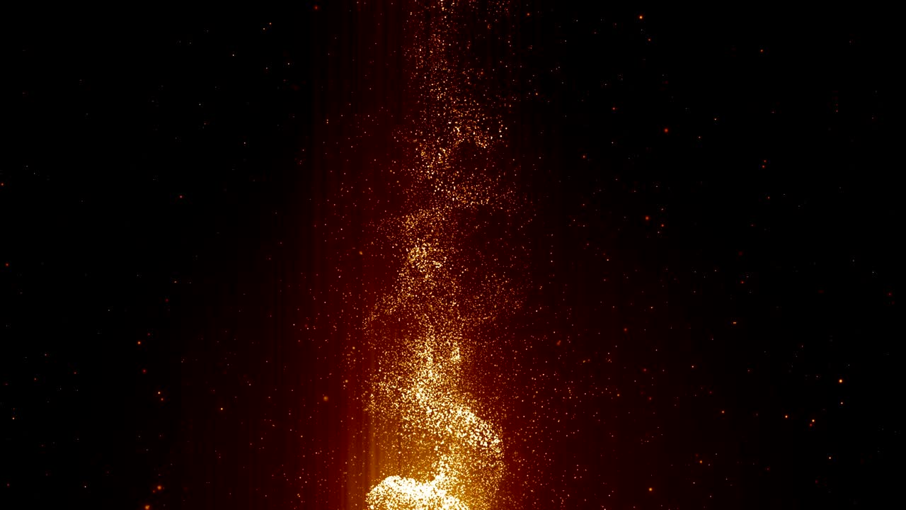 Particles dust abstract light bokeh motion titles cinematic background loop