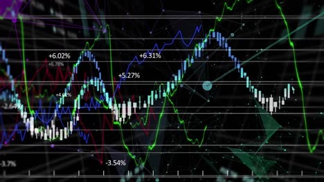 Animación-Del-Procesamiento-De-Datos-Sobre-Fondo-Negro