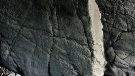 close up of rocky stones formation