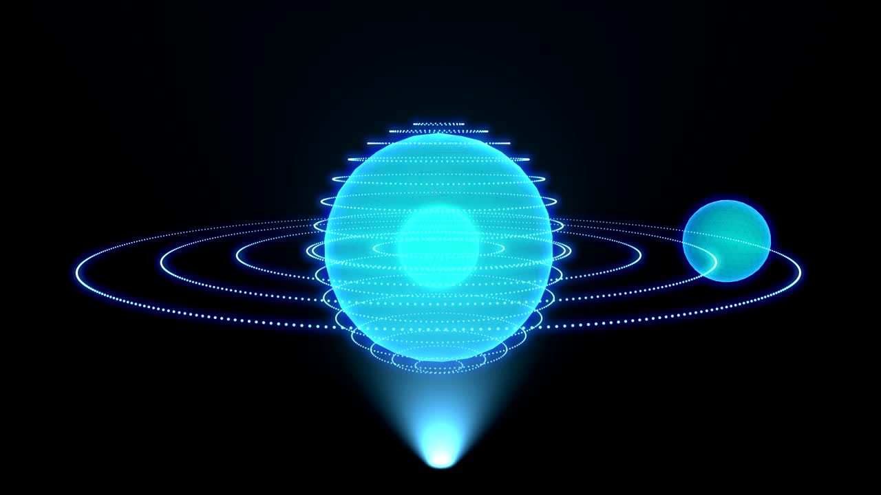 디지털 데이터 글로브 및 위성