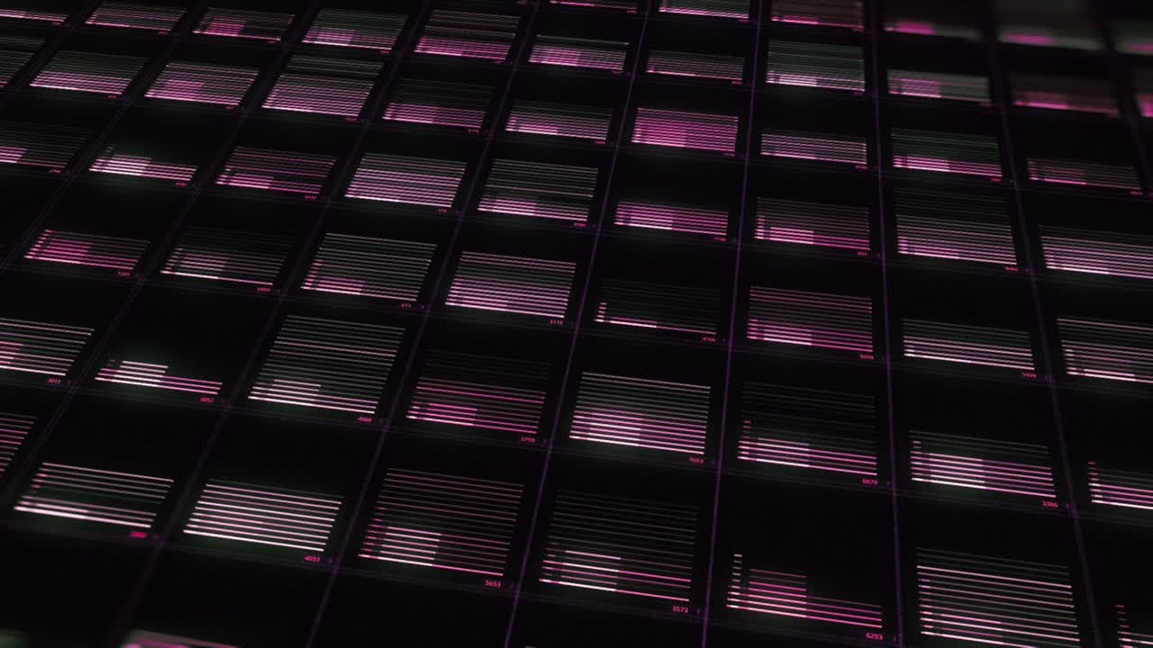 Abstract Data Visualization Display