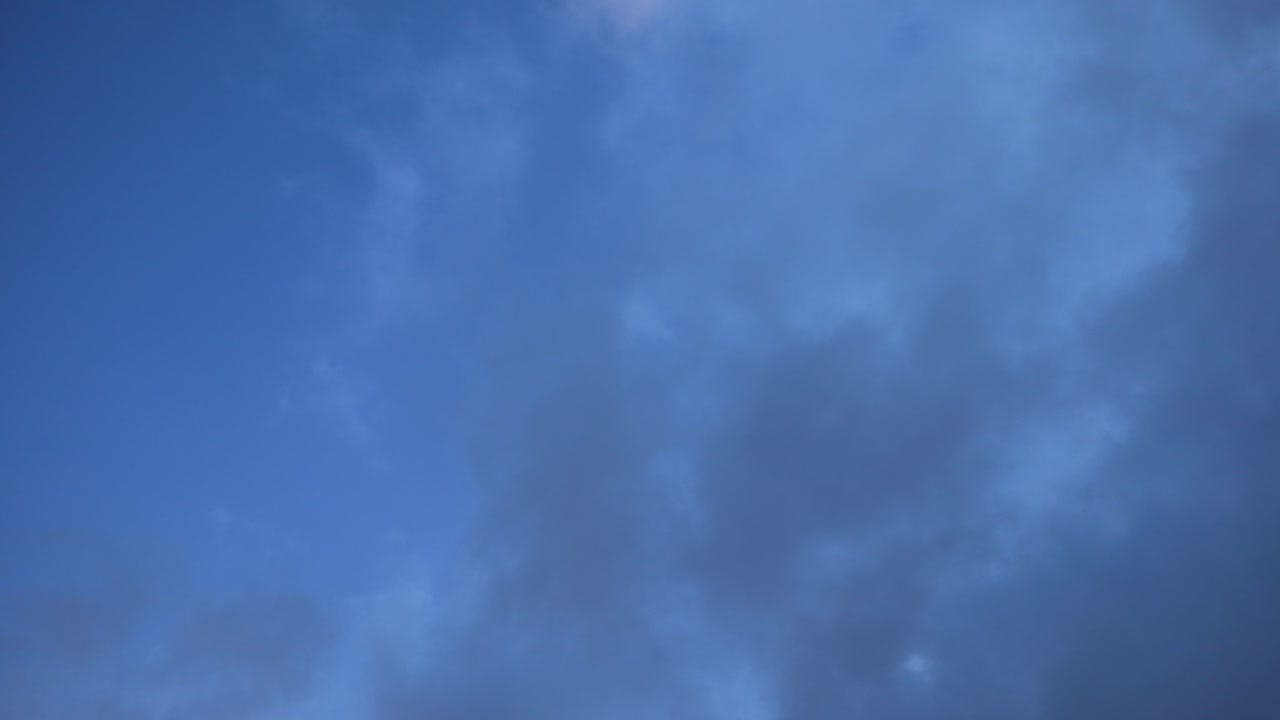 timelapse of a cloudy sky turning clean and blue, 4k shot