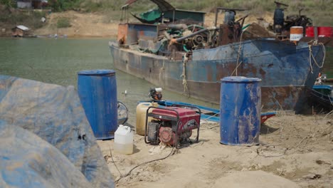 Industrial Equipment by River
