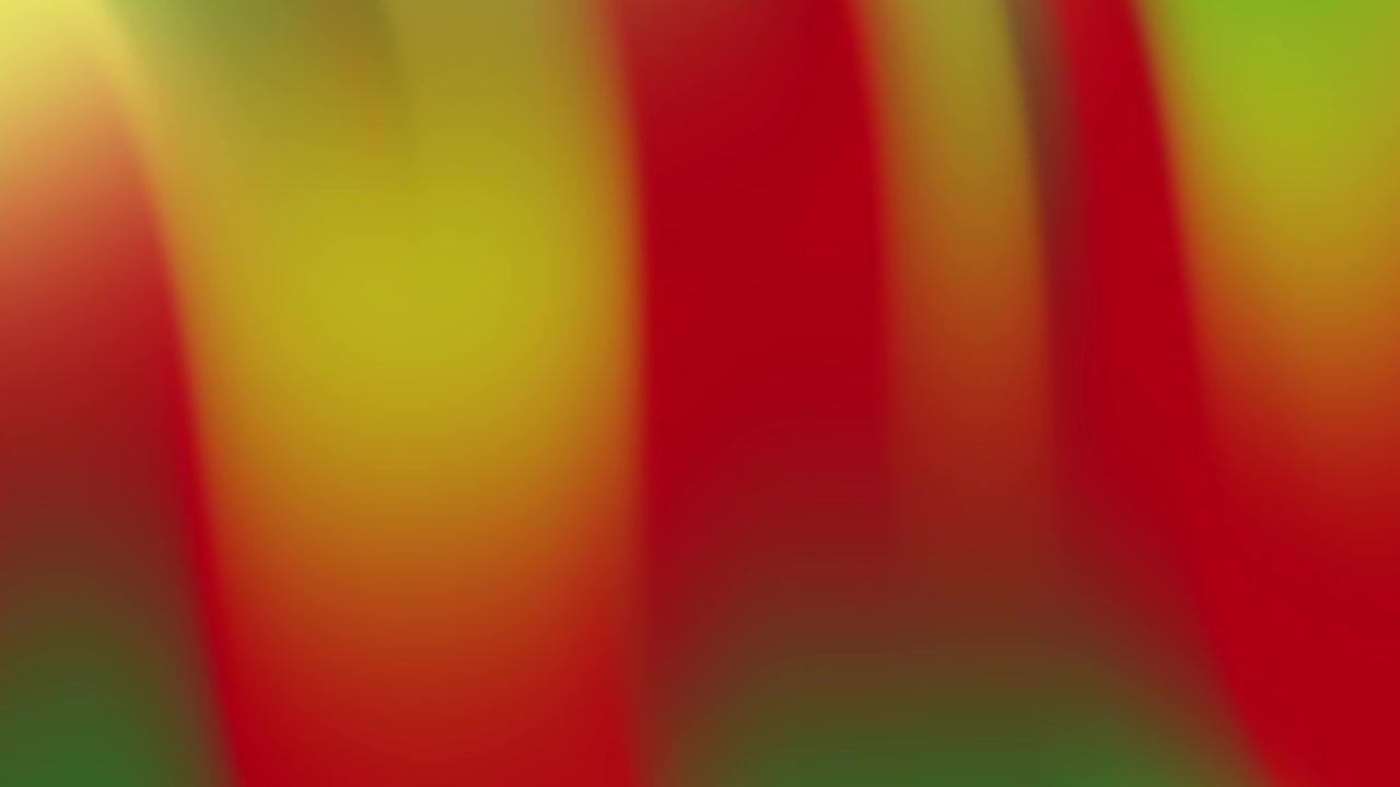 Loop di sfondo gradiente fluido astratto vivace rosso, giallo e verde