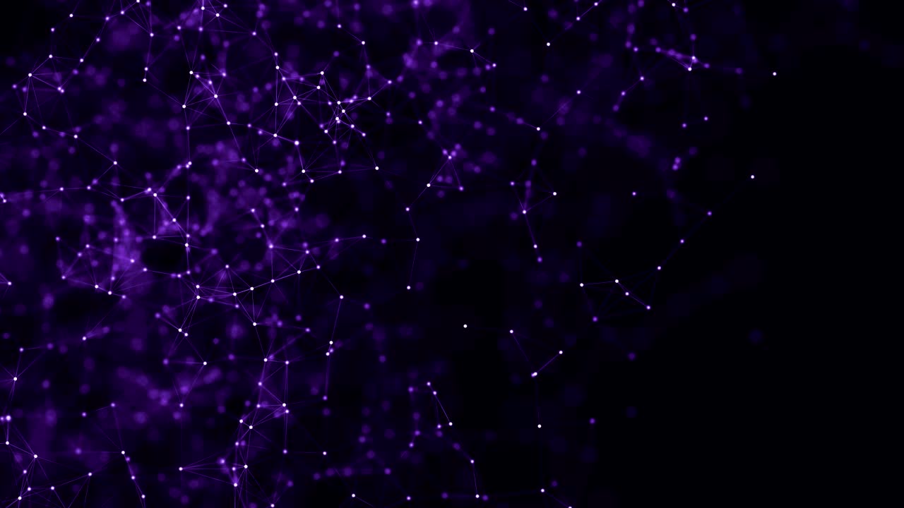 fondo geométrico de color de bucle abstracto con líneas y puntos