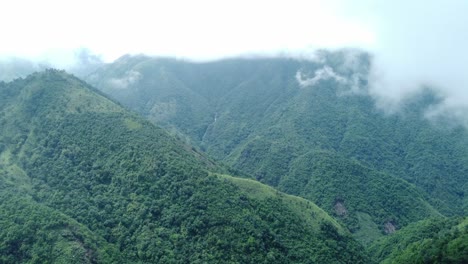 drone video of meghalaya, one of india's most mountainous states