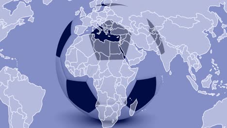 Animation-of-moving-world-map-over-football-ball