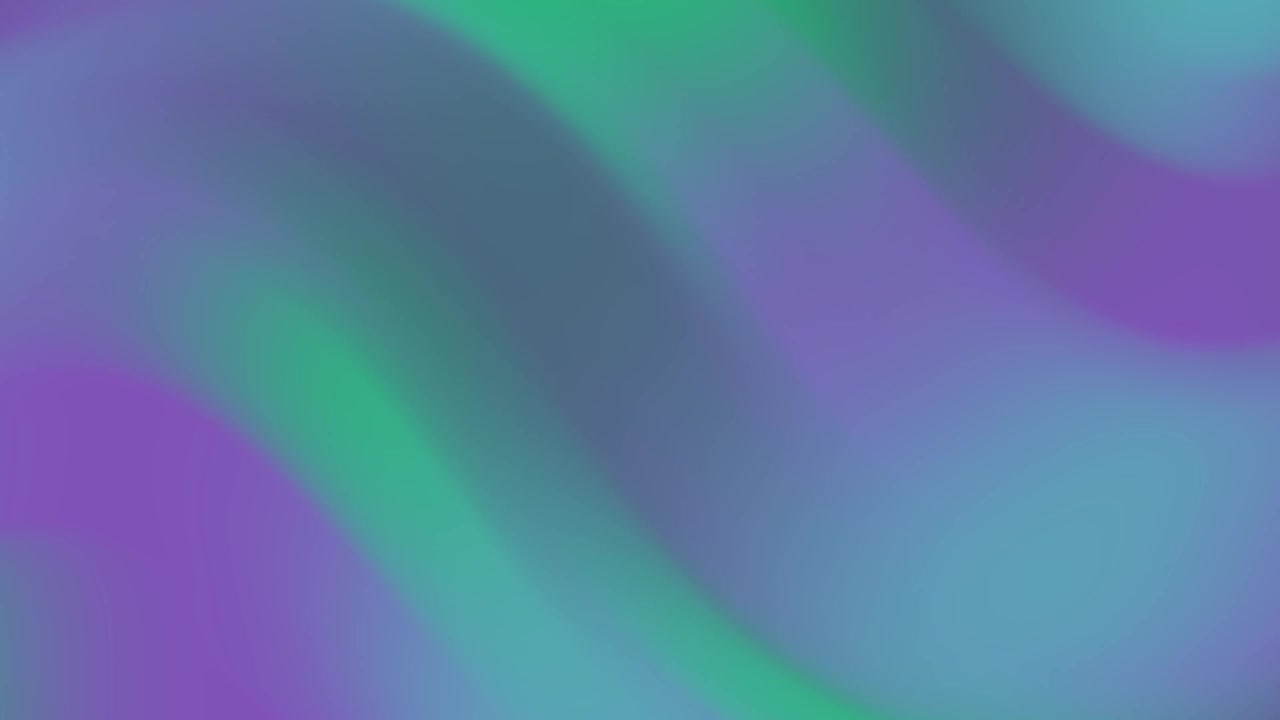 Abstract Motion Background with Soft Green and Purple Gradient Waves